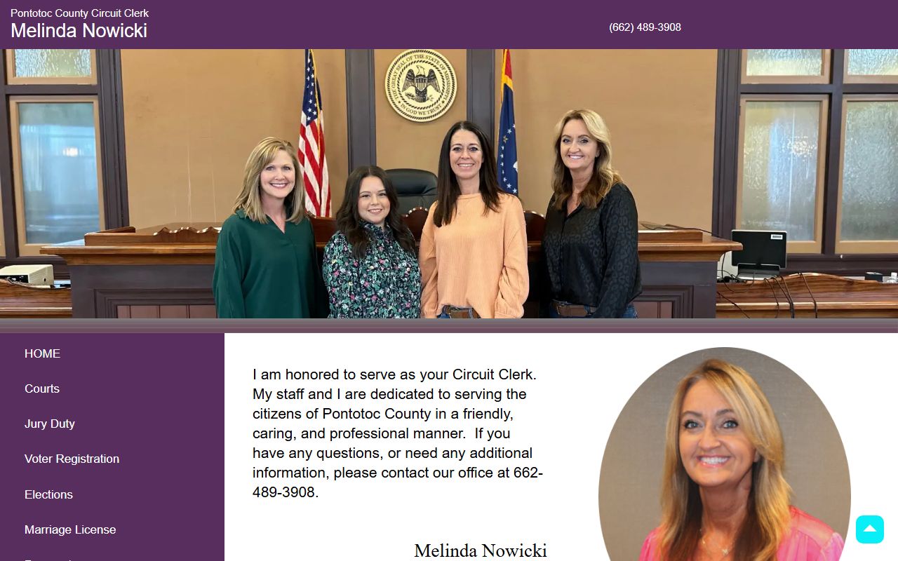Pontotoc County court records after arrest Circuit Clerk office information